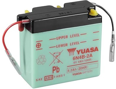 YUASA BATTERIE 6N4B-2A offen ohne Saeure