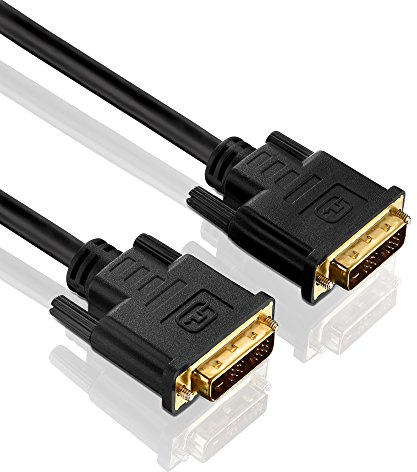 PureLink PI4000-010 Câble de connexion Single Link DVI (WUXGA (1920x1200)), DVI-D mâle (18+1) à DVI-D mâle (18+1), certifié, 1,00m, noir