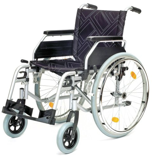 Servomobil M1 850 Rollstuhl aus Stahl, 48-50 cm Sitzbreite