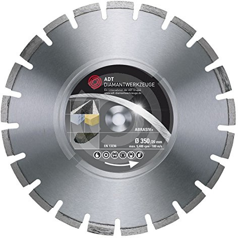 Disque à tronçonner diamanté Abrasiv + Standard/soudé au laser/Ø 300 mm/25,4 mm alésage