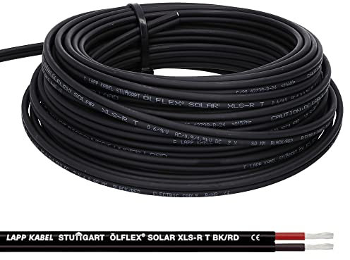 LappKabel Bund Lapp ÖLFLEX SOLAR XLS-R T BK/RD Solarkabel Zwillingsleitung 20m 2x6mm²