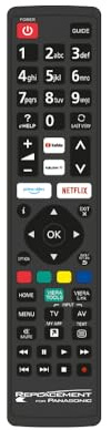 Jolly Line Replacement, Telecomando Universale TV per PANASONIC, Compatibile con televisore PANASONIC, nessuna Configurazione richiesta, JL1722