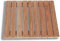 Castelmerlino Tarima para ducha en listones de alerce atornillados 54x68 cm para platos de ducha 70x90 cm
