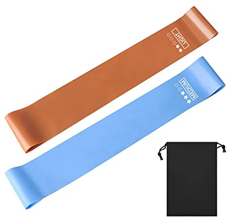 JUJING 5 Stück/Set Fitness Gummibänder Elastisches Band für Sport Yoga Übung Zahnfleischtraining Workout Equipment Gym Resistance Liga