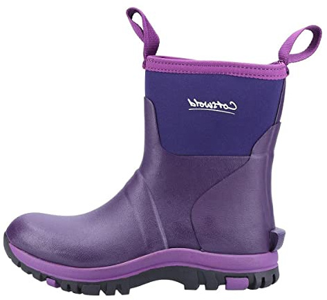 Cotswold Womens/Ladies Blaze Neoprene Galoshes (6) (Purple)