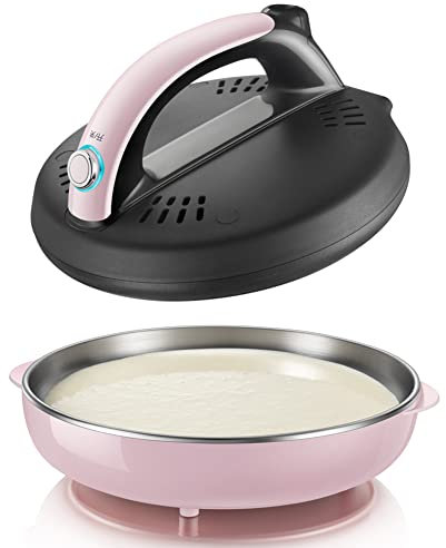 MNSSRN Machine de crêpes ménagères, poêle à pâtisserie électrique Frise à côté des crêpes de Crêpes Non-côlonneuses