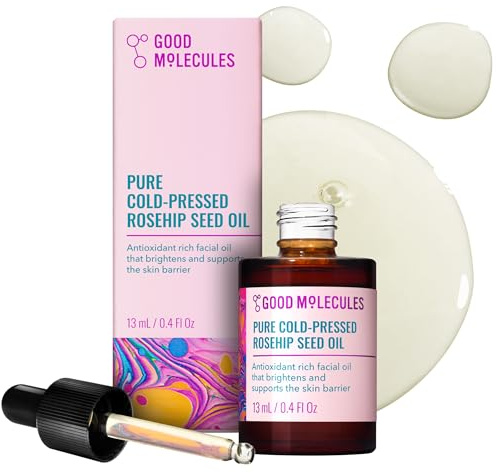 Good Molecules Pure Cold-Pressed Rosehip Seed Oil, Facial Oil