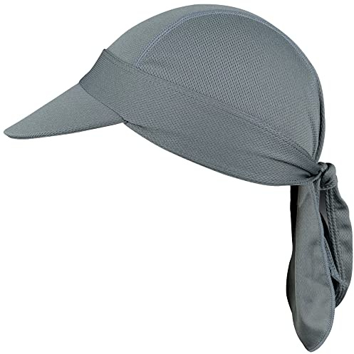 FRSOHEWIN Cappellino Sottocasco Bandana Pirata Bici MTB Beretto Ciclista Traspirante Antipolvere Grigio