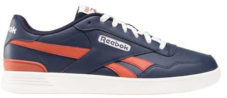 Reebok Baskets Court Advance ClipSneaker Unisexes, Craie Rouge Brique Bleu Marine, 42 EU