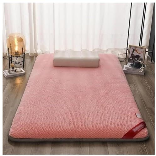 MatratzeNeue japanische Futon-Bodenmatratze rollende Tatami-Matratze tragbares atmungsaktives Bodenliege-Gästebett für Gästezimmer (Farbe: C Größe: 120 x 200 cm