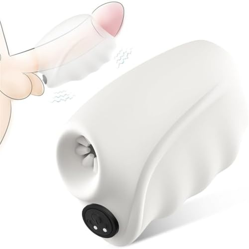 ZWBHSH Neu Electric Masturbator Cup Penistrainer Mit 10 Vibrationsmodi, Penis Eichel Stimulator Vibrator 3D-Großer Partikelkanal Mastubrator Taschenmuschi Masturbieren Sex Spielzeug Für Die Männer
