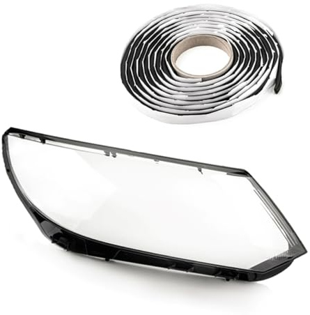 LST Scheinwerferglas Streuscheibe Frontlicht Abdeckung Xenon Halogen rechts kompatibel mit VW Tiguan 5N ab 07/2011