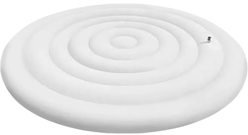 Cubierta Inflable De PVC for SPA De 145cm, Cubierta Redonda for Jacuzzi, Aislamiento Térmico Plegable for SPA, Cubierta Inflable Redonda for Exteriores