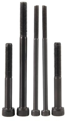 Cilky Metallschrauben 1 Stücke M10 M12 Schwarz Grade 12,9 Stahl Verlängert Hex Innensechskantschraube DIN912 Teilgewinde Inbusschraube(200mm-1pcs,M10)
