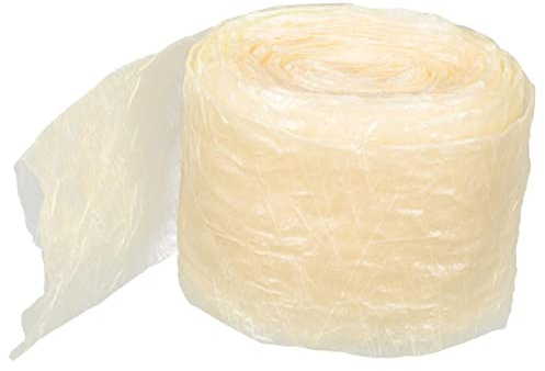 GALPADA Collagen Sausage Casing 22mm x 14m Edible Meat Wrapper for Homemade Sausage Making Drying and Flavoring Kitchen Accessory