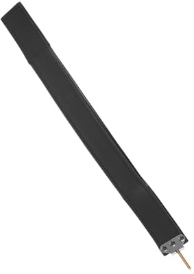 Alipis Cintura per Basso in Pu Nero Design a Mano, Tracolla Regolabile, Vestibilità Sicura e Facile da Conservare, Accessorio per 120 Bassi