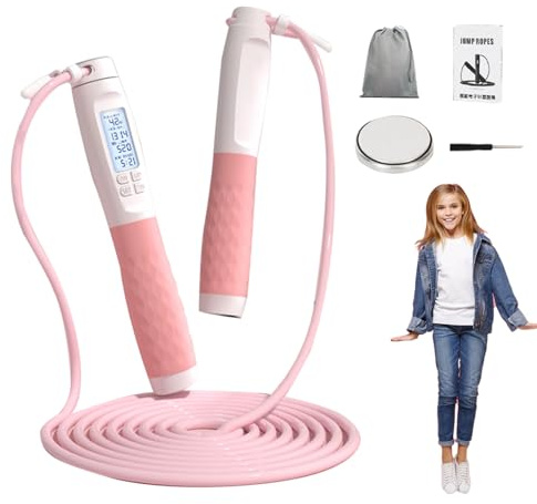 Sprungseil Mit Digitalzähler,Digitaler Geschwindigkeitsgurt | Verstellbares Sprungseil Mit Gewichtung Und Intelligenten Funktionen Für Frauen,Für Fitness, Boxen, Heimfitness, Männer, Frauen, Jugendlic