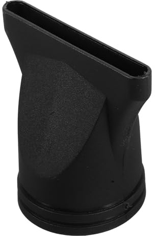 Beccuccio Concentratore Piatto per Asciugacapelli 4, 5cm | Plastica Nera, Flusso D’Aria Concentrato, Styling , Uso Domestico e Salone Professionale