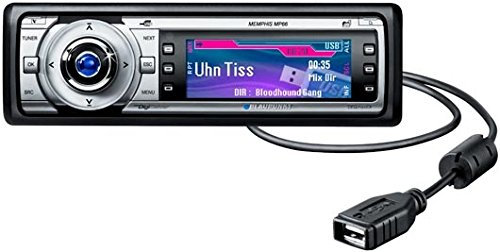 Blaupunkt Memphis MP66 - Radio para coche (FM/MW/LW, TFT, MMC/SD, Negro, 4 x 50 W, 4 x 26 W)