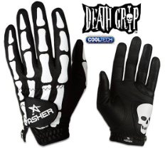 Asher Death Grip Herren Golfhandschuh Black (M, Links)