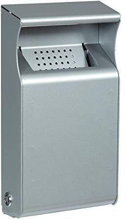 ROSSIGNOL Kopa Wandascher 1L aus pulverbeschichtetem Stahl mit UV-Absorber, Farbe:Metallgrau