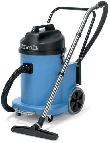 Numatic Blue Wet and Dry Vacuum Cleaner Model: WVD 900-2 Dimensions 880(H) x 490(W) x 880(D) mm Weight 25kg Large 40Ltr Dry and 32Ltr Wet Capacities