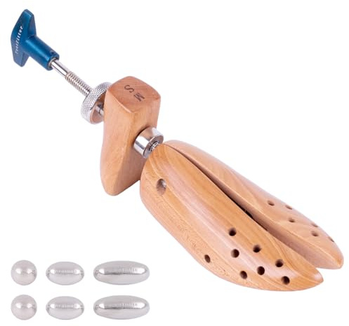 FootFitter Premium Professional 2-Way Shoe Stretcher, Stretches Length & Width, Strong & Heavy Duty Construction (Men's XL 14-16)
