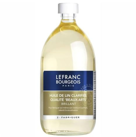 Lefranc Bourgeois LB ADDITIVO Olio 1L Olio di Lino CHIARIFICANTE FLACONE