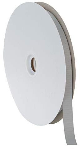 Berwick Offray 5/8 Grosgrain Ribbon, Grey, 100 Yards