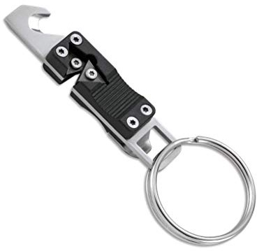 CRKT Micro Tool & Key Chain Sharpener: Multi-Tool for Everyday Carry, Seatbelt Cutter, Knife Sharpener, Bottle Opener 9096