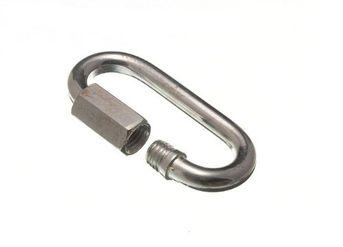 rapide de la chaîne de réparation lien manille 8mm 5/16 en acier zingué bzp plaqué (pack de 6)