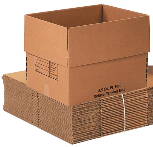 BOX USA Shipping Boxes Large 24L x 18W x 18H 10-Pack - Corrugated Cardboard Box for Moving, Mailing, Packing, Packaging and Storage
