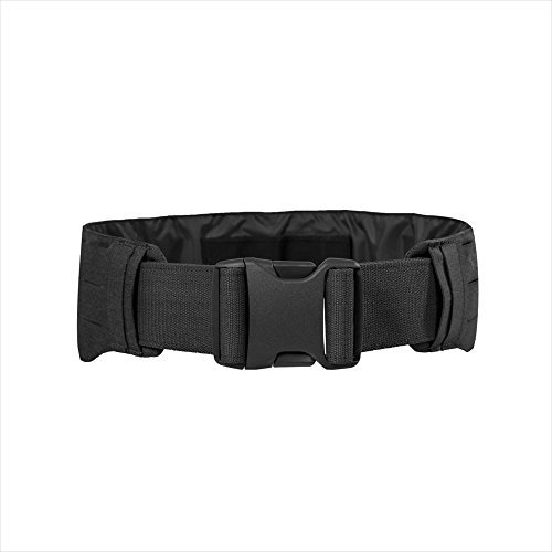 Tasmanian Tiger TT Warrior Belt LC Lasercut Molle Kompatibler Einsatz-Gürtel, Schwarz, L