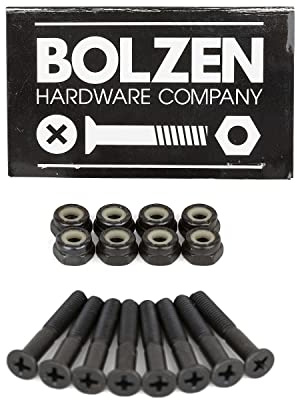 Bolzen Nuts n Bolts Jeu de vis pour skateboard 1,25 Tête fraisée cruciforme