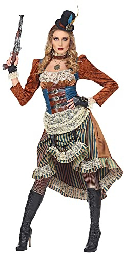 W WIDMANN MILANO Party Fashion – Kostym steampunk, klänning, karnevaldräkt, karneval, halloween