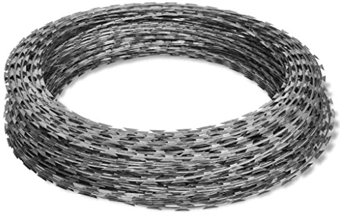 vidaXL Stacheldraht 2 Stk. Concertina-Draht Verzinkter Stahl 100 m