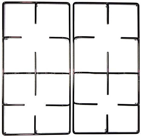 Lofra Kit 2 griglie in ferro smaltato nero lucido 400 x 222 mm. per cucina piano cottura 4 fuochi a gas - P3251/KIT