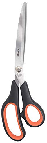 Boxer® Forbici 275 mm in Acciaio Inox – Lama Affilata Antiruggine – Impugnatura Ergonomica Bicolore in TPR – Uso Domestico, Ufficio e Fai-da-Te