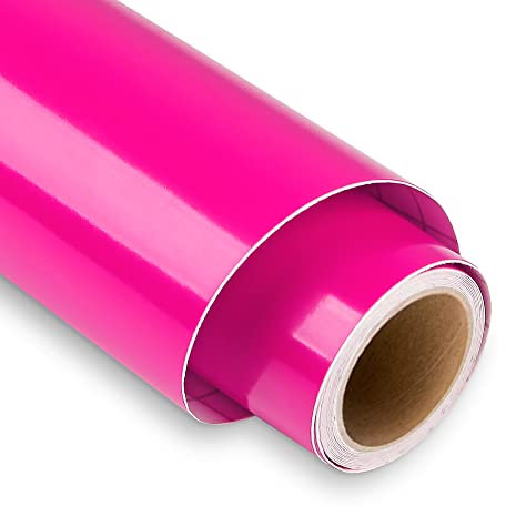 Cyclamen Permanentes Vinyl für Cricut – 30,5 cm x 1,5 m, Alpenveilchen, permanentes Vinyl-Rolle, für den Außenbereich, selbstklebende Vinyl-Rolle für Dekor, Party-Dekoration, Autoaufkleber