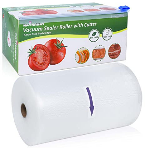 Vacuum Sealer Bags Heavy Duty Food Sealer Rolls with Cutter Box 28cm x 30m Customized Size Food Bags