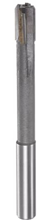 sourcing map Hartmetall Reibahle 10 mm, 4 Schneidig, H8/H7 Genauigkeit, Sandstrahlbeschichtung Maschinenreibahle für Metall Holz Loch Reiben, Gerade Nut Hochgeschwindigkeitsstahl Werkzeug