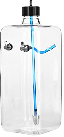Keenso RC-Kraftstofftank aus Transparentem Kunststoff mit Guter Abdichtung, Hochfester Transparenter Kunststoff-Kraftstofftank (1500 ml (für 150–200 cm³ Flugzeuge))