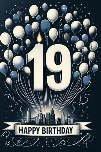 Gästebuch zum 19. Geburtstag | Freundebuch mit Fragen zum Ausfüllen | perfekt für jede Party (Gästebücher Geburtstag)