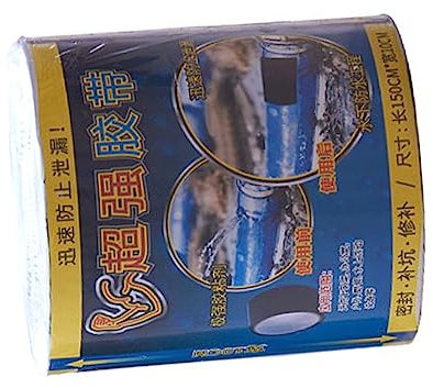 Gatuida Nastro Sigillante Per Riparazioni Idrauliche Nastro Adesivo Resistente Per Casa e Cucina Nero