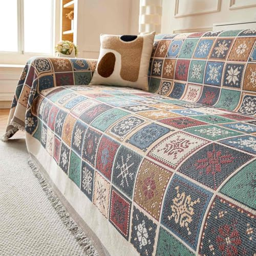 HLTQL Couch üBerwurf SofaüBerwurf、üBerwurfdecken FüR Sofa L Form、Sofa üBerwurfdecke rutschfest、Couch üBerwurf SofaüBerwurf Bunt、üBerwurfdecke Couch Groß(#2,180x180cm)