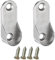 ANDRESLAD Herrajes para Muebles Soportes para Varillas De Ropa Soporte para Tubo De Armario