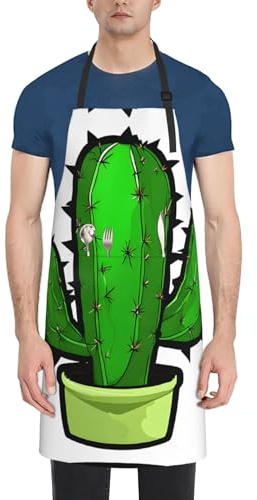 Tablier imperméable imprimé avec poches – Protection réglable en tissu Oxford pour la cuisine et les travaux manuels – Design approuvé par les chefs pour adultes