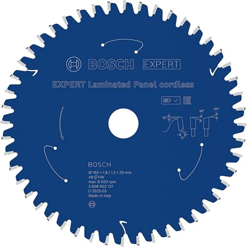 EXPERT Laminated Panel cordless 165x20x1.8/1.2x48T