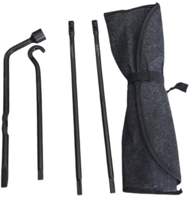 Milageto Kit d'outils pour Roue de Secours 3901050P3010 Accessoires Automobiles Clé à écrous de Roue Pratique, Robuste et performante avec Sac