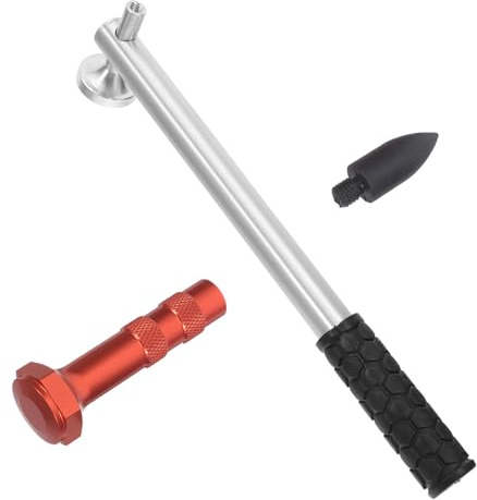 ASAKKURA Kit de Reparación de Abolladuras para Automóviles con Martillo de Chapa Metálica y Bolígrafo Corrector, Herramientas Extractoras para Reparación de Vehículos, Equipo Compacto